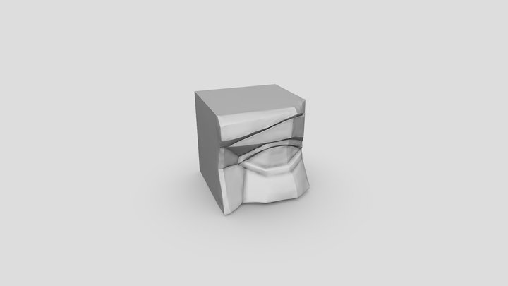Eye Simplifed Sclupting Practice 3D Model