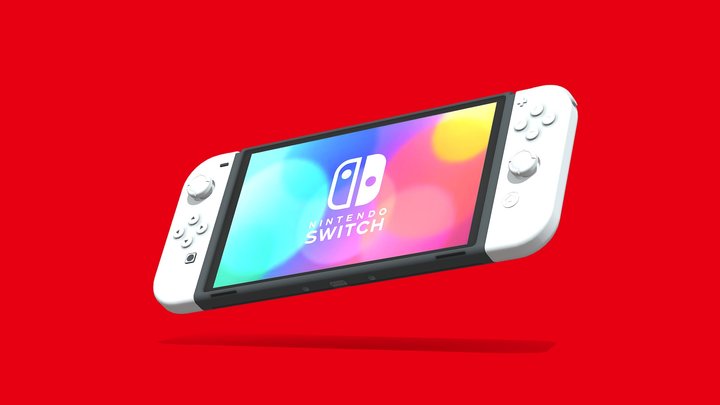 Nintendo Switch (OLED model) 3D Model