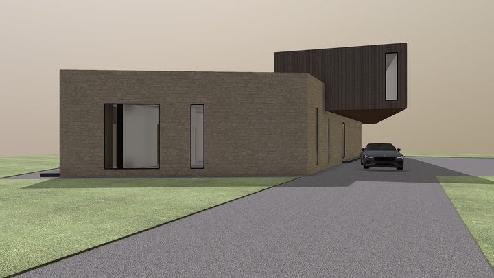 Contemporary Rural Villa 3D Model