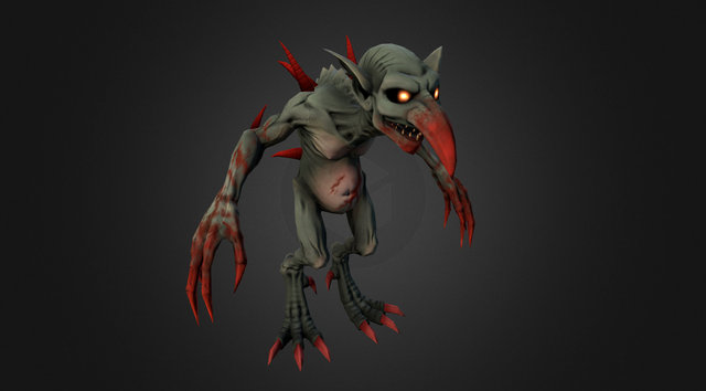 [Larian internship] Ghoul B 3D Model