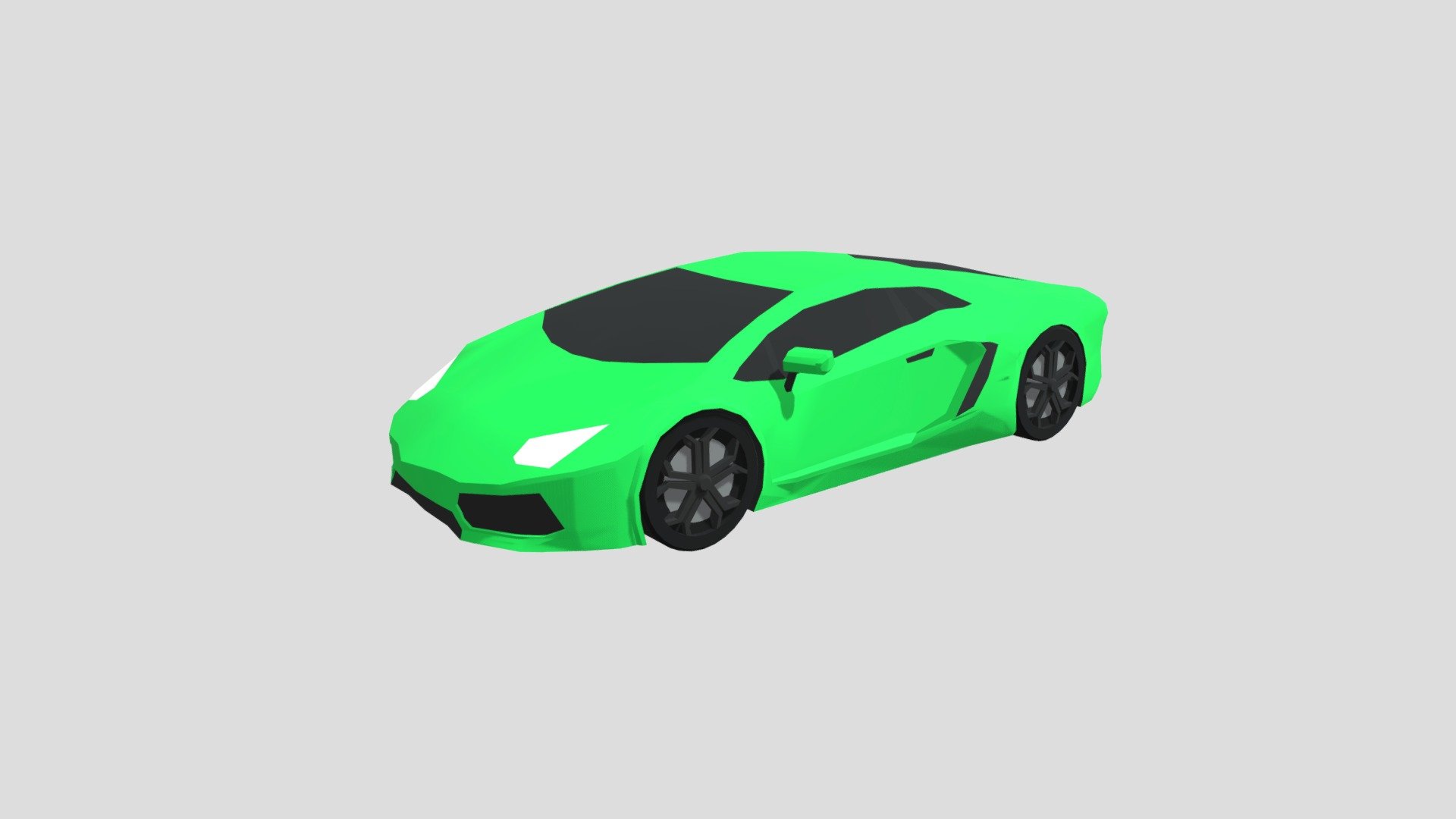 Low poly Lamborghini Aventador - Download Free 3D model by sebbelon ...