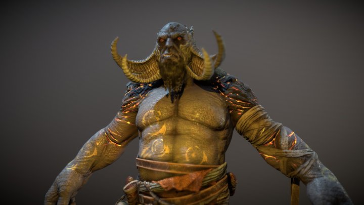 G.O.W. Troll (Fan Art) 3D Model