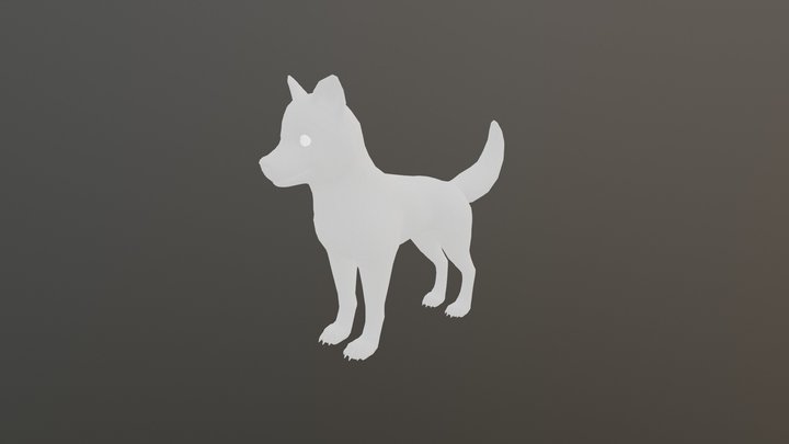 CG COOKIE Exercise - Modeling a Husky Puppy 3D Model