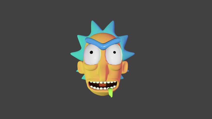 Rick sanchez 3D Model