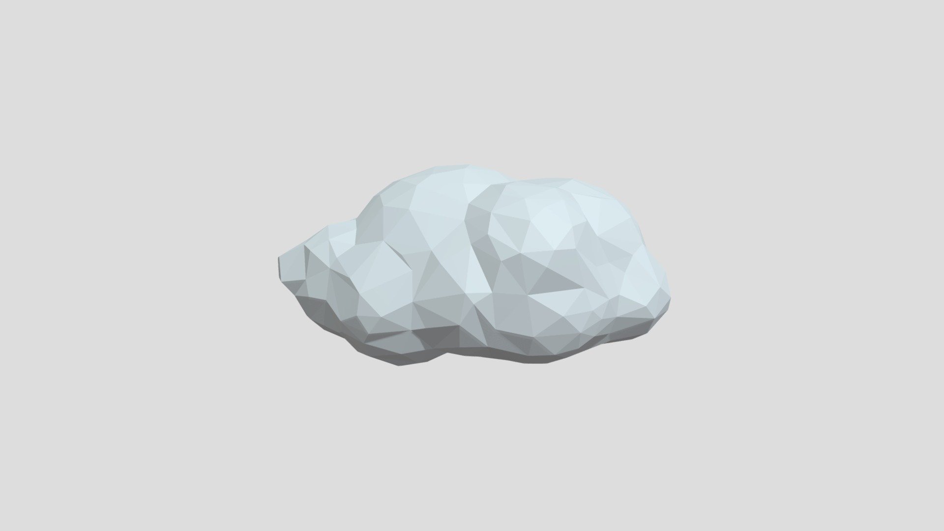 Low-Poly Cloud - 3D model by rora.jean [9b8d39c] - Sketchfab