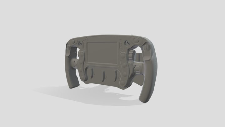 Steering Wheel F1 3D Model