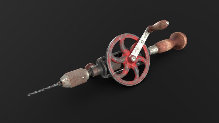 Millers Falls No. 980 Drill 3D Model