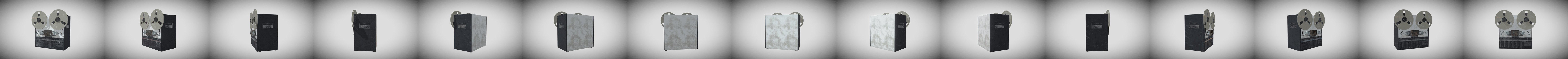 Fostex B16 tape 3D Model