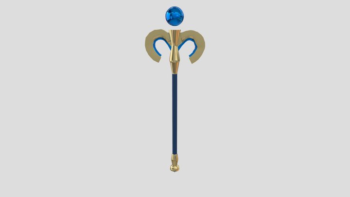 Palutena's Staff 3D Model