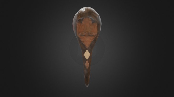African Mask 3D Model