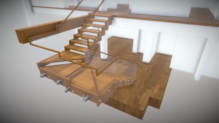 Stair_04 3D Model