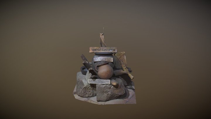 HUESO GUSTADOR 3D Model