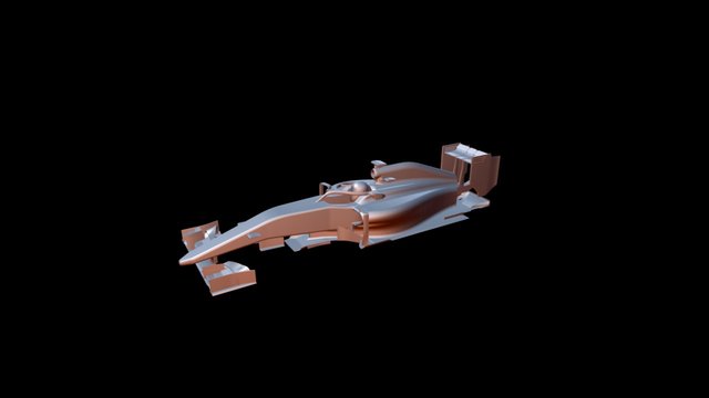 F1 Car HALO 3D Model