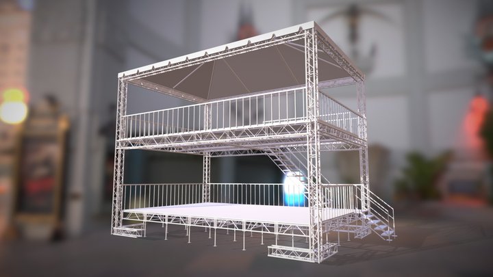 FOH - STAGE - 9x6 Preview 3D 3D Model