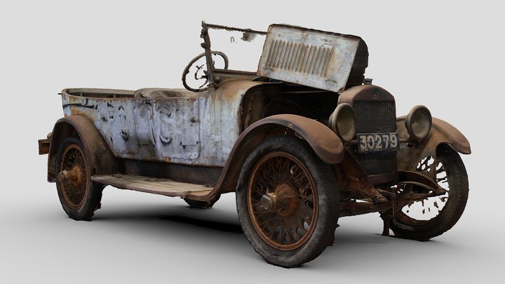 Old Studebaker 3D Model