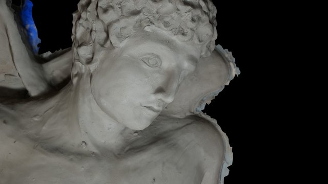 White clay Eros by Manos 3D Model
