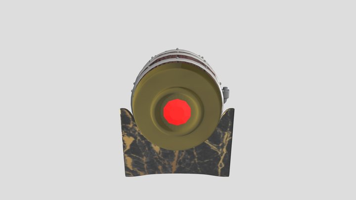 barrel paint 3D Model