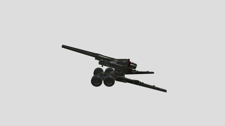 M115 Howitzer 3D model 3D Model