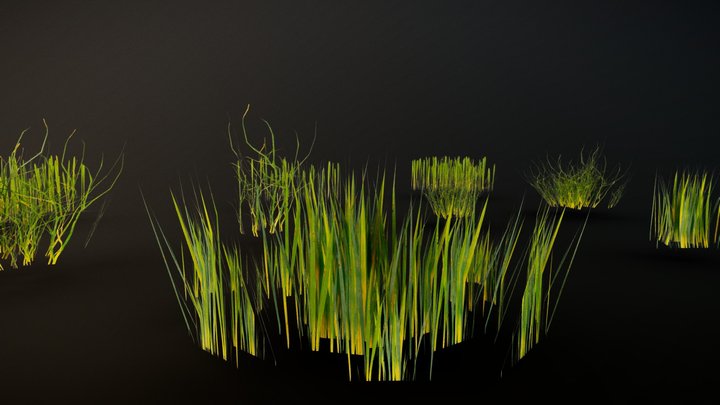 Realistic Grass Pack For Games Free! – Free 3D Model STL