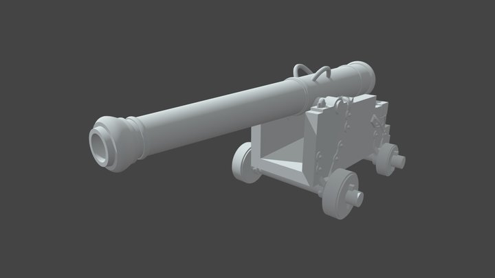Cannon 3D Model