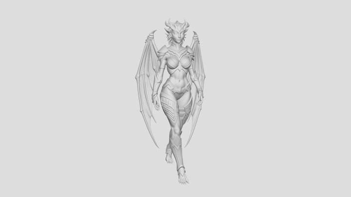 Empress of the Iron Wyrm 3D Model