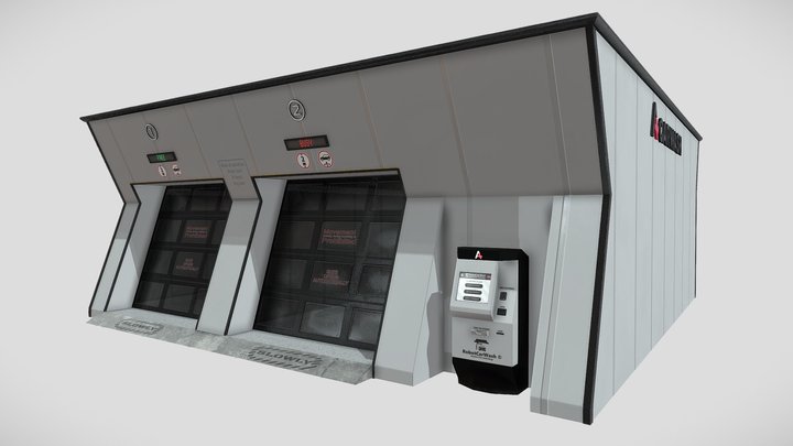 Automated Car Wash 3D Model