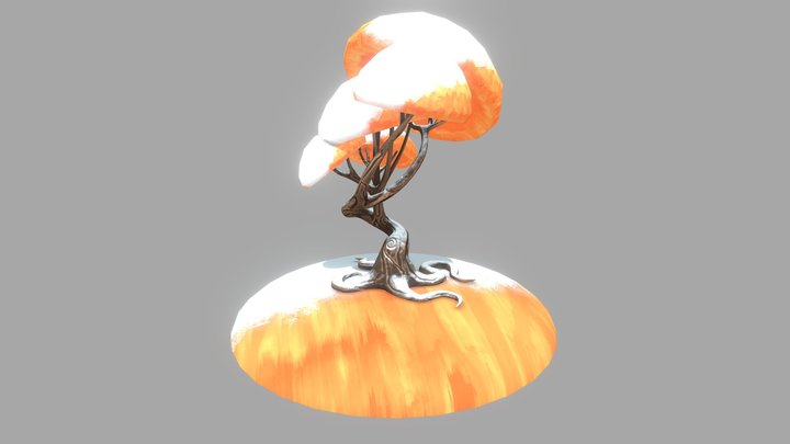 Fungus tree 3D Model