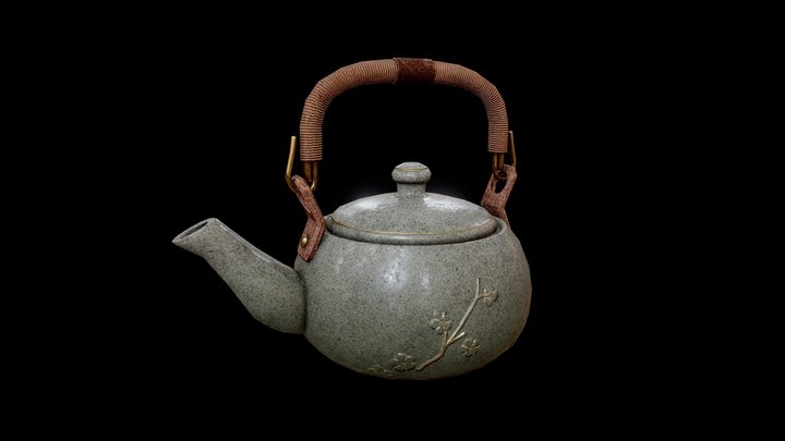 Zen Teapot 3D Model
