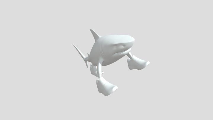 Shark tralalelo tralala 3D Model