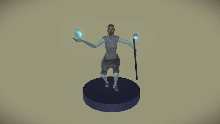 Final Cleric Model 3D Model