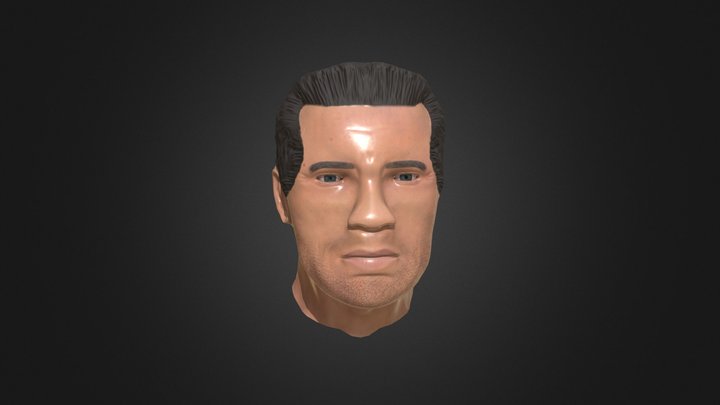 Arnold Schwarzenegger Bust Sculpt 3D Model