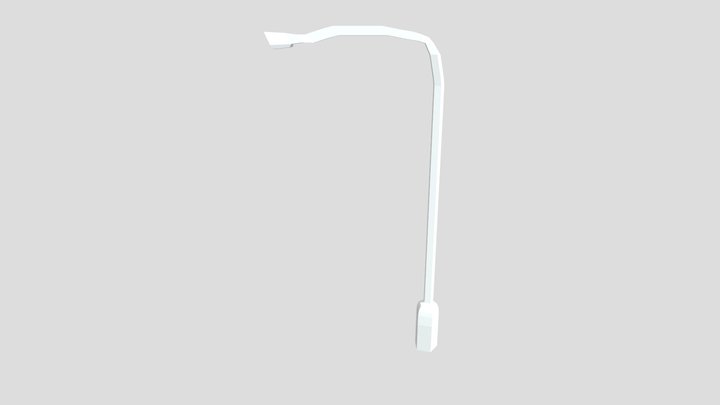Simple Street Lamp 3D Model