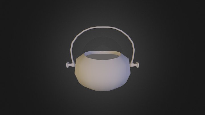 Cauldron Candy Bucket 3D Model