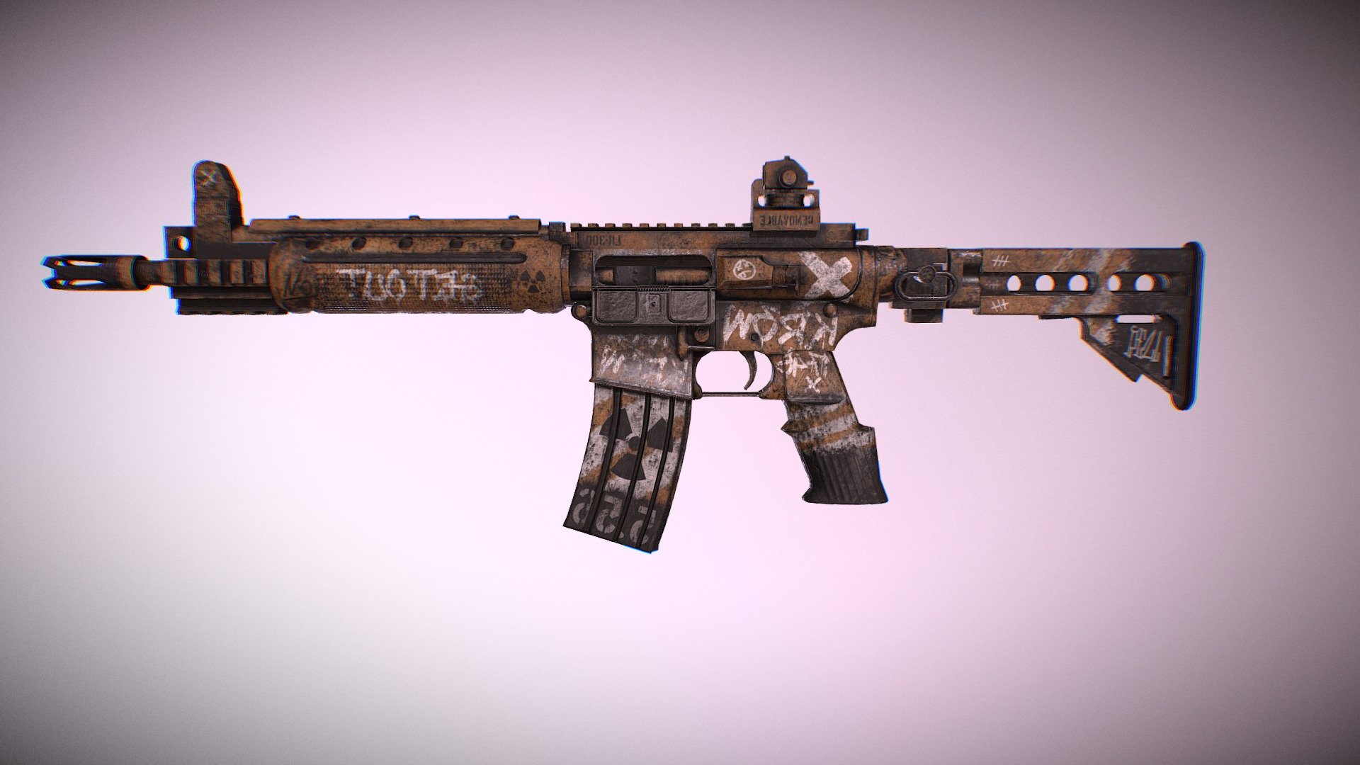 Assault rifle rust фото 116