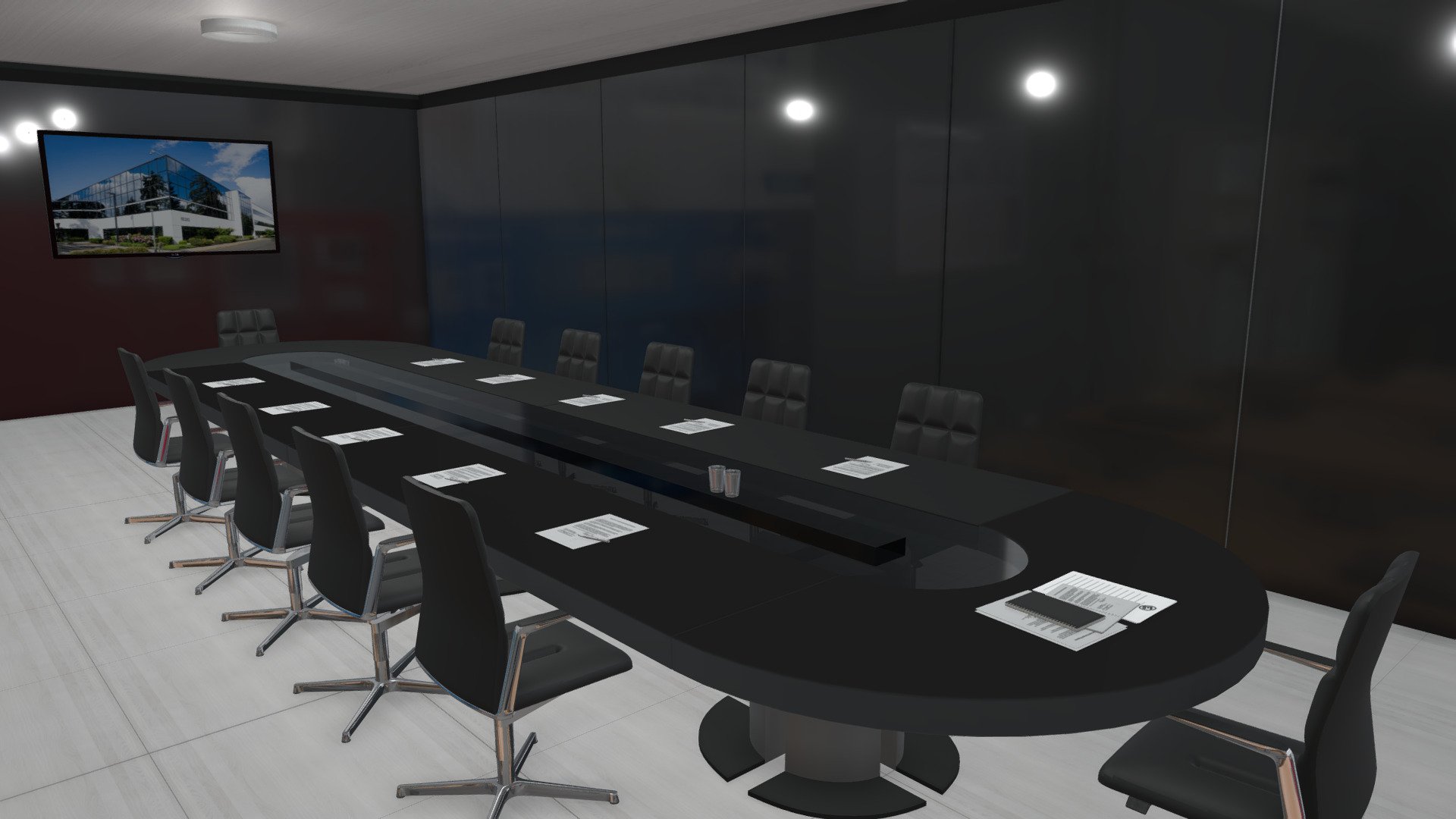 Solar eclipse Rotate Electronic Meeting Room - Buy Royalty Free 3D model by luismi93 (@luismi93) [9b9d61d]