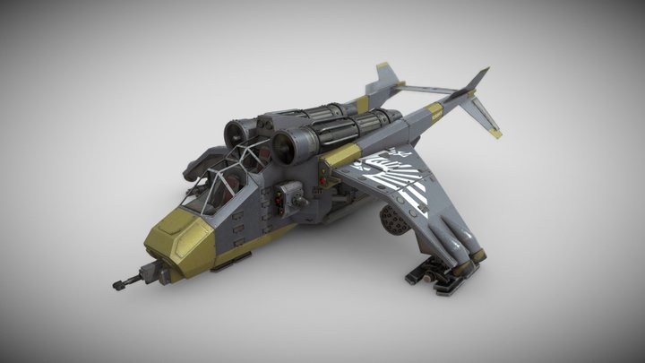 Imperial Guard Valkyrie VTOL Carrier 3D Model