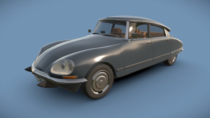 Citroen DS 23 1974 3D Model