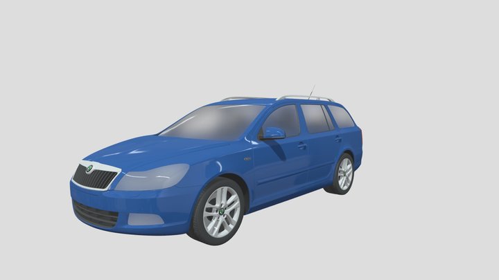 2009 Skoda Octavia Combi – Kostenloses 3D-Modell STL