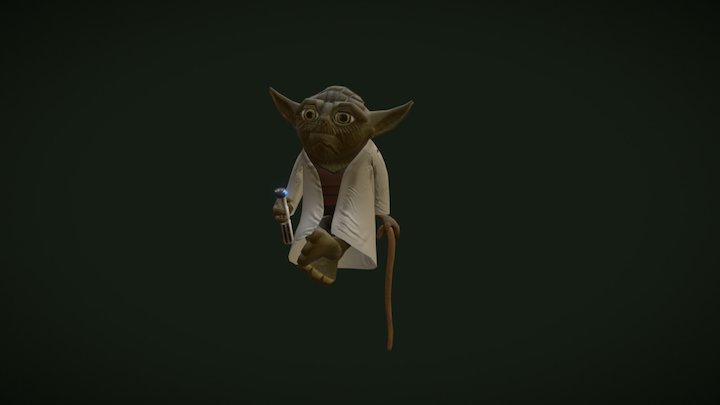 Mestre Yoda #MaioNerdMcTech 3D Model