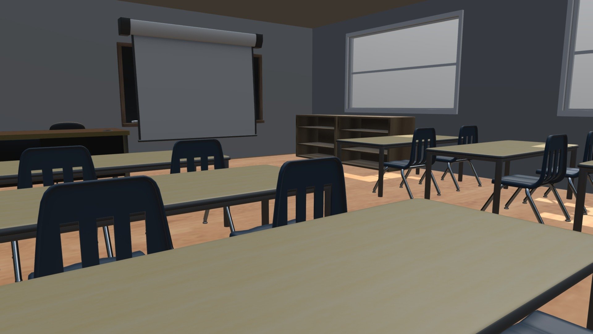 School Classroom Example Scene - 3D model by Pickle55100 [9ba0d28 ...