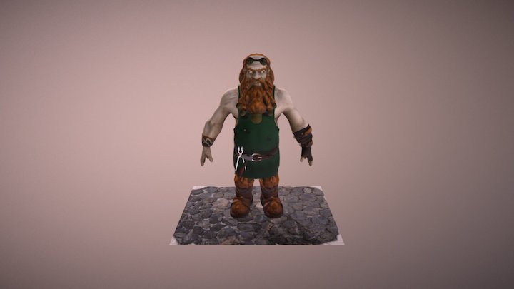 Anão Ferreiro 3D Model