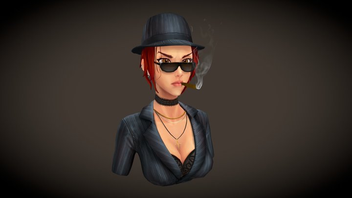 Boss Lady 3D Model