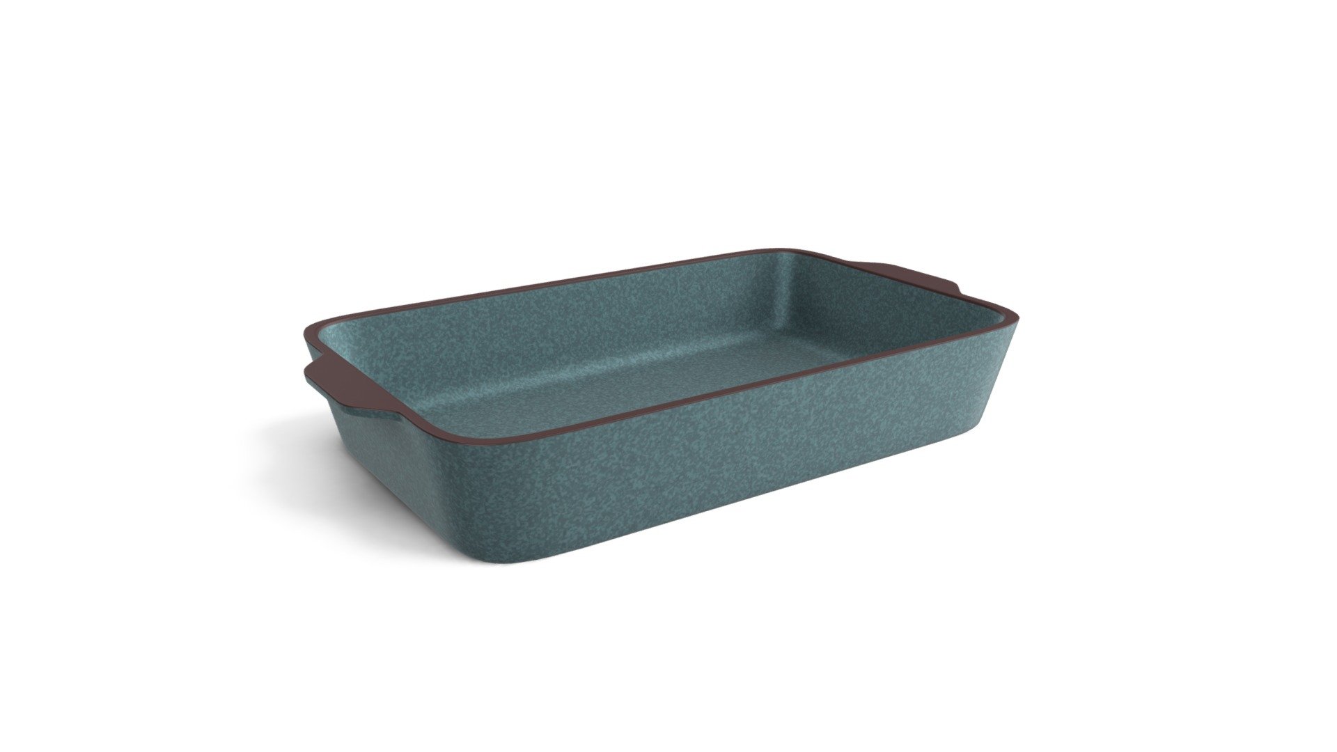 Audny Large Rectangular Baker, Green