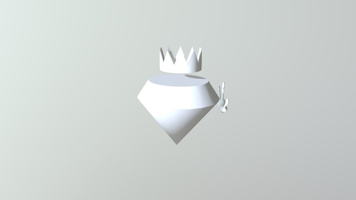 Village Hidden In Royalty Logo 3D Model