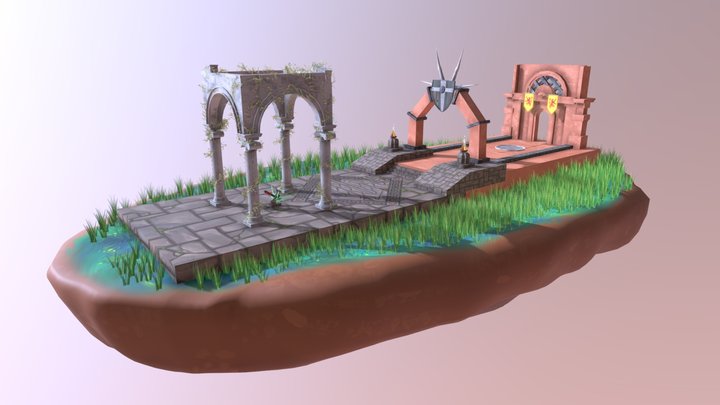 Game Environment Project 3D Model