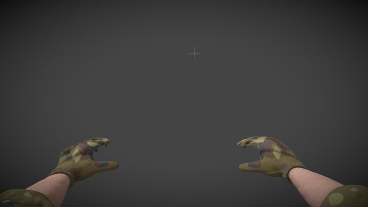 Modern Animated FPS Weapons - Swimming 3D Model