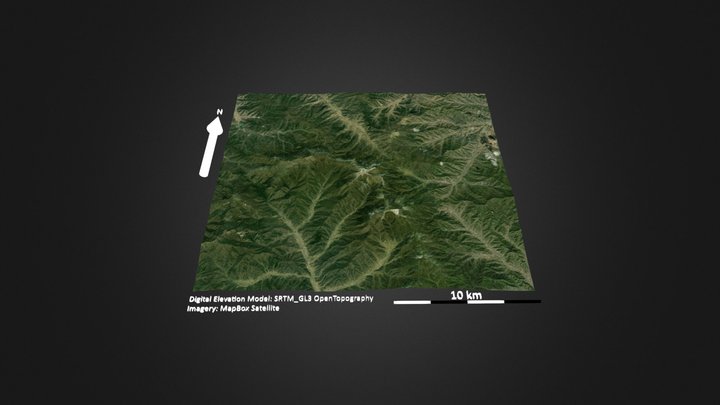 太原赫赫岩山 – Kostenloses 3D-Modell STL