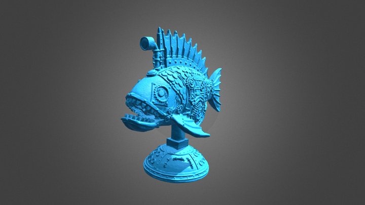 Mechanical Fish Scanned by Revopoint INSPIRE 2 – Free 3D Model STL