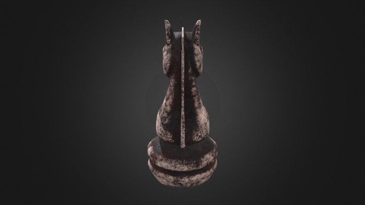 Koń szachowy 3D Model