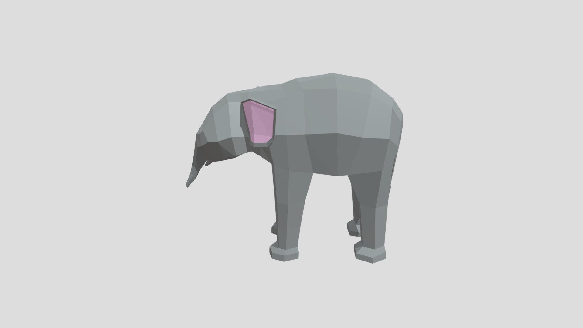 Baby Asian Elephant Coloured LowP